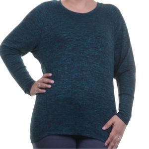 NWT STUDIO M DARK GREEN LONG SLEEVE SWEATER SZ M